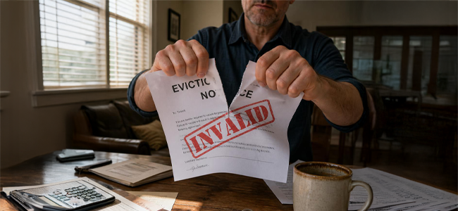 One Bad Letter and Your Eviction Falls Apart - Provided by Taylor and Finlay Attorneys